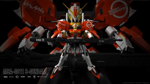 S-Gundam 3D model wallpaper