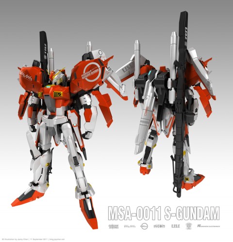 EX-s S-gundam 3D model