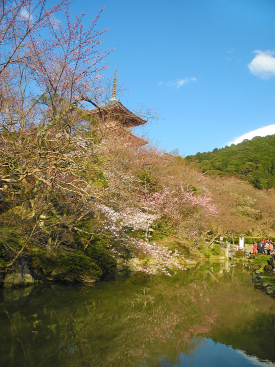 Kyomizudera calm pond area