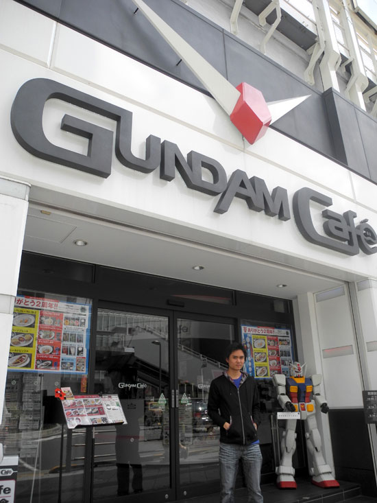 Gundam Cafe entrance