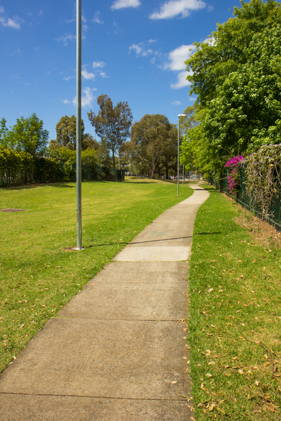 Path next to Padstow Tafe