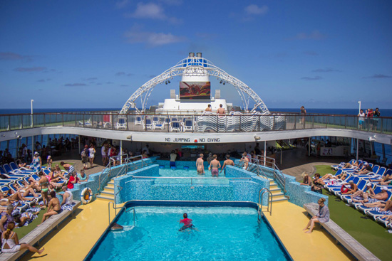 Pacific Pearl top deck
